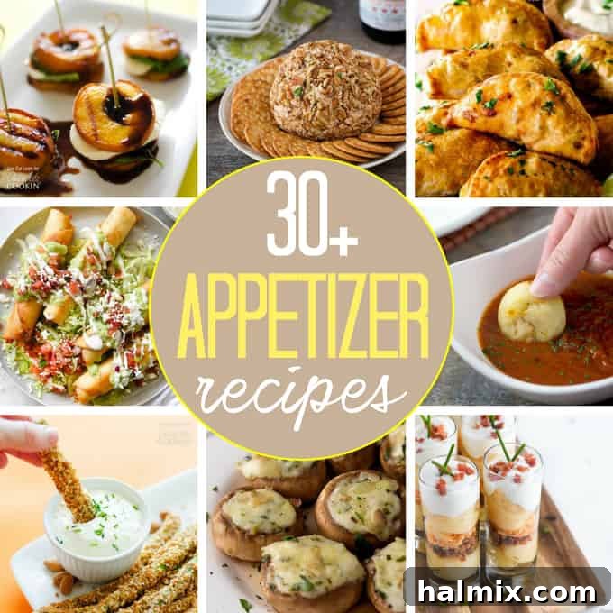 A collection of delicious and easy appetizers for any occasion!