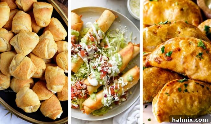 collage of appetizer photos