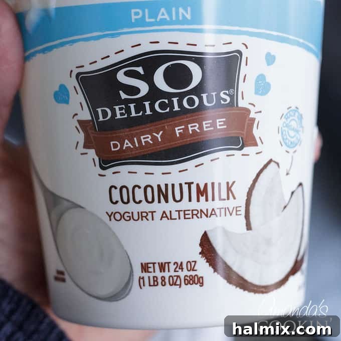 So Delicious Coconutmilk Yogurt container