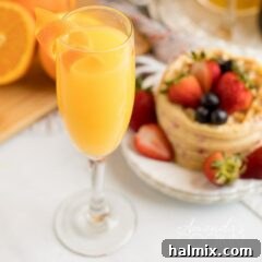 glass of Mimosa