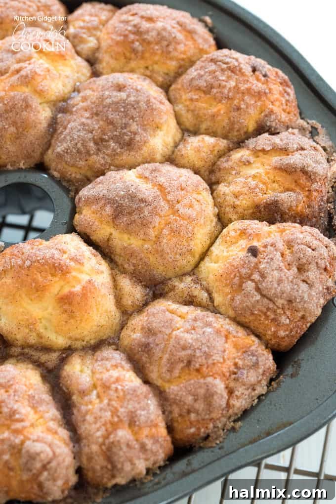 Classic Monkey Bread fresh from the oven, showing its irresistible pull-apart texture