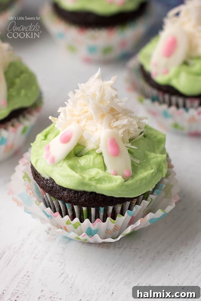 How to make bunny butt cupcakes