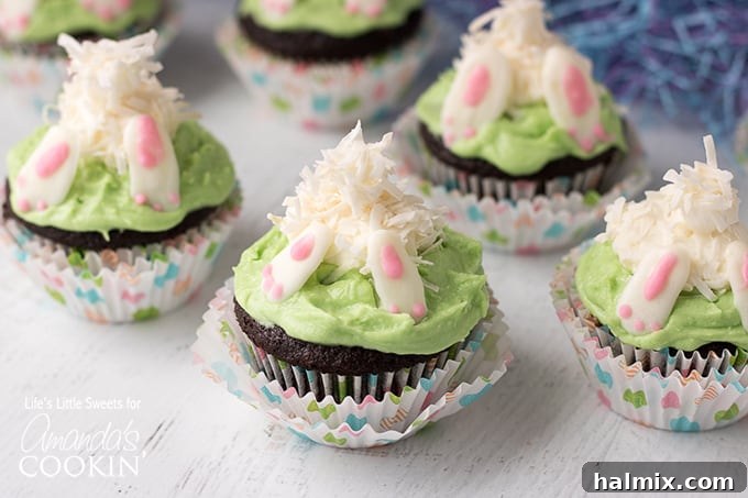 Bunny Butt Cupcakes