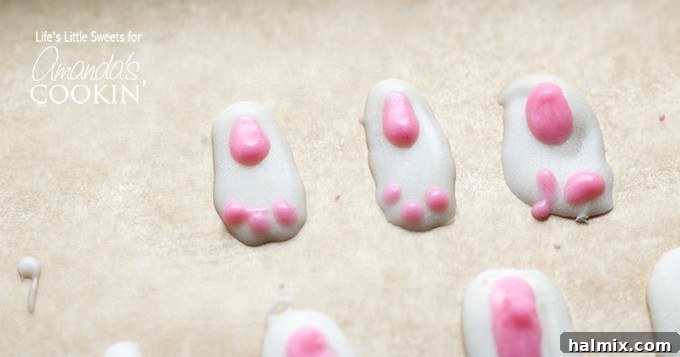 chocolate bunny feet