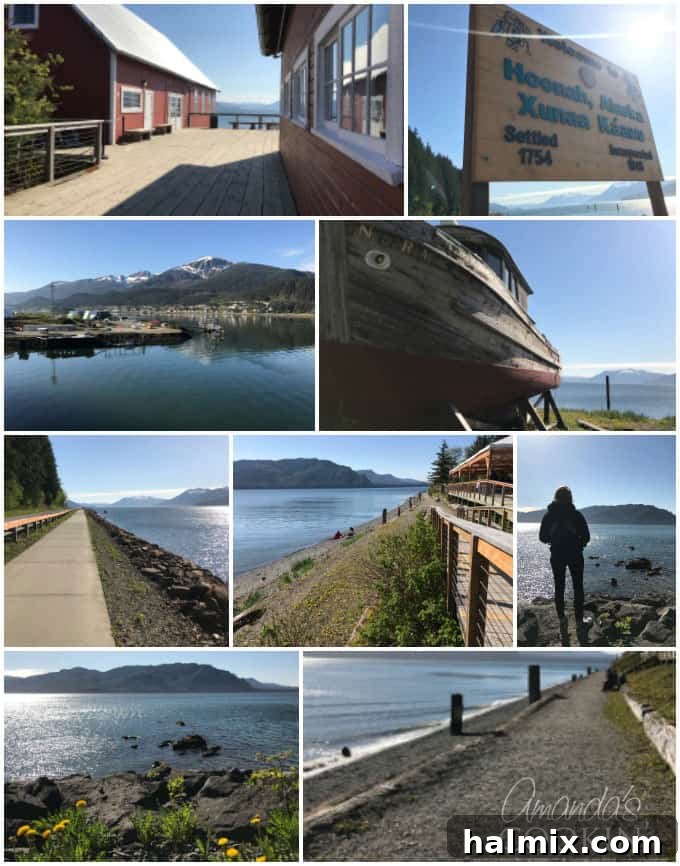 collage of landscape photos from alaska