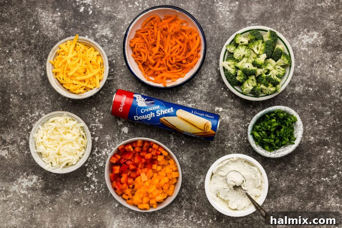 Vibrant Garden Pizza Bites 4 Ingredients for Appetizer Veggie Pizza