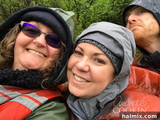 Unforgettable Davidson Glacier Canoe Expedition 3 amanda and aubrey geared up for alaska canoe ride