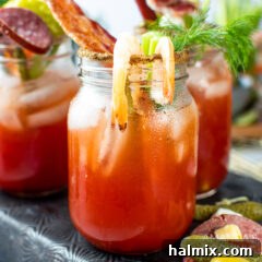 Say Her Name 12 bloody mary drink ready to be served