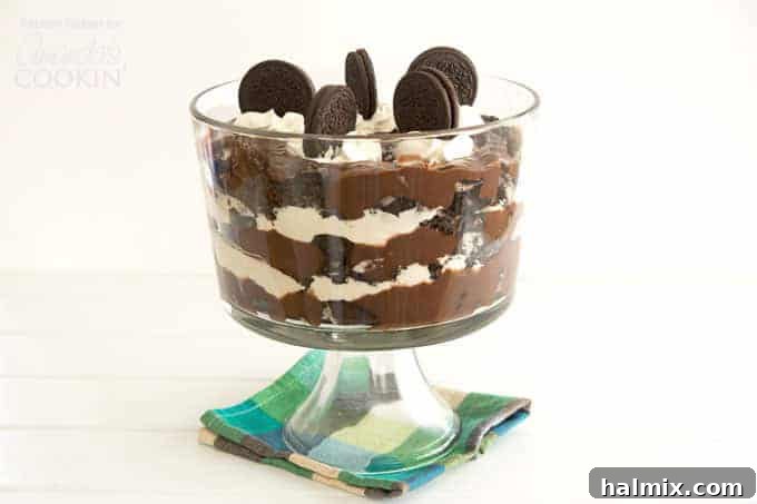 Chocolate Lasagna Trifle Horiztonal view