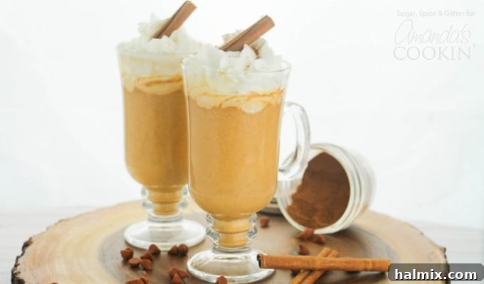 Pumpkin Spice Hot Chocolate Horiztonal