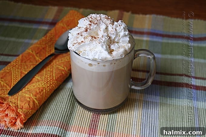 Slow Cooker Pumpkin Spice Latte - Amanda's Cookin'