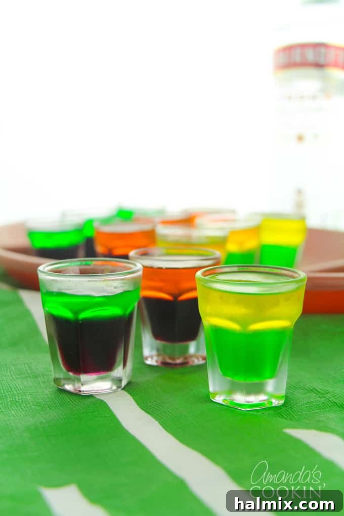 football themed jello shots