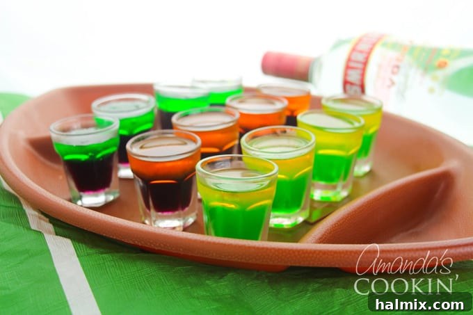 football team jello shots