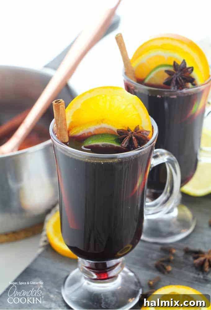 Mulled Wine Recipe ready to be served