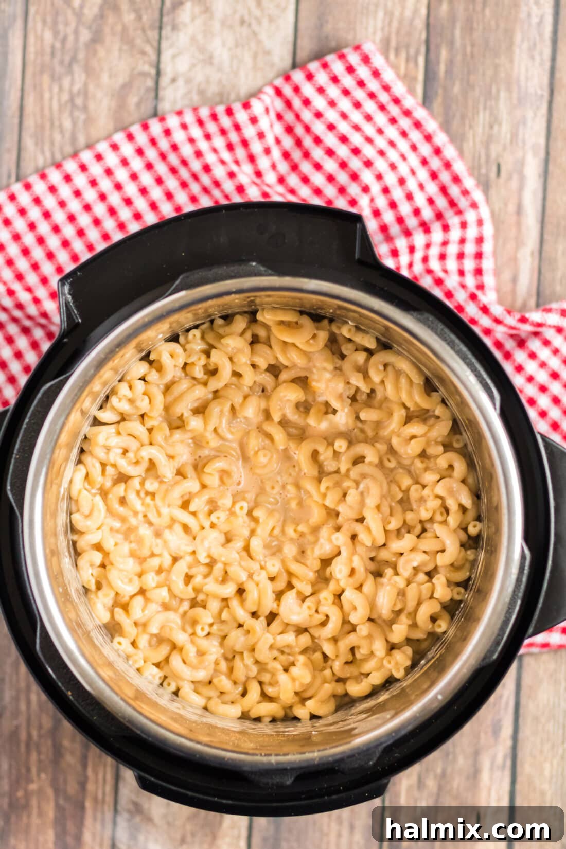 Instant Pot close-up, illustrating pressure cooking process