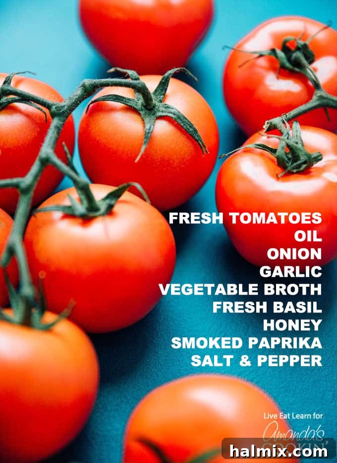 Effortless Tomato Bliss 4 tomatoes on the vine