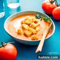 A bowl of Tomato Soup