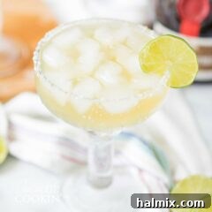 Margarita Magic 8 Classic Margarita on the rocks in a festive setting