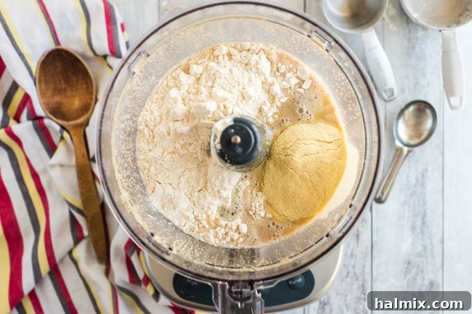 Perfect Homemade Pizza Crust 6 pizza dough ingredients in food processor