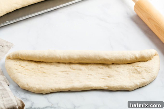 rolling dough up jelly rolls style