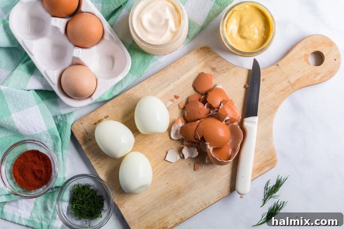Zesty Stuffed Eggs 4 Ingredients for Deviled Eggs