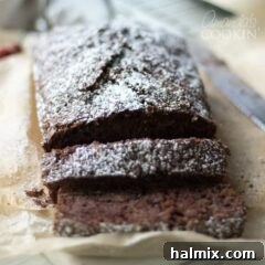 sliced chocolate zucchini bread