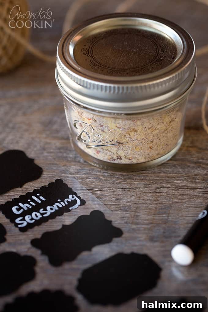 Craft Your Perfect Chili Spice Blend 6 Homemade chili seasoning makes a great gift