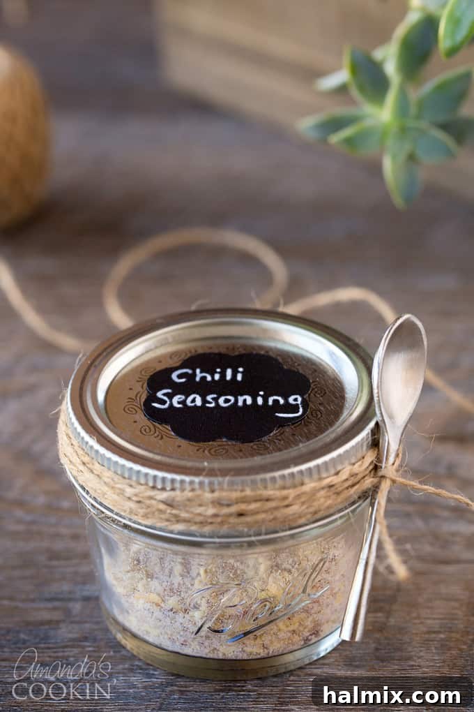 Craft Your Perfect Chili Spice Blend 7 Cute labels turn homemade chili seasoning into a darling gift