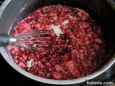 clear jel and cherries