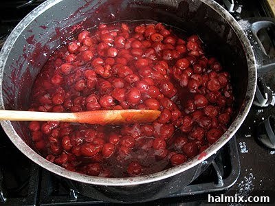 cooking sour cherries