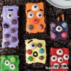 Close up photo of Monster Brownies