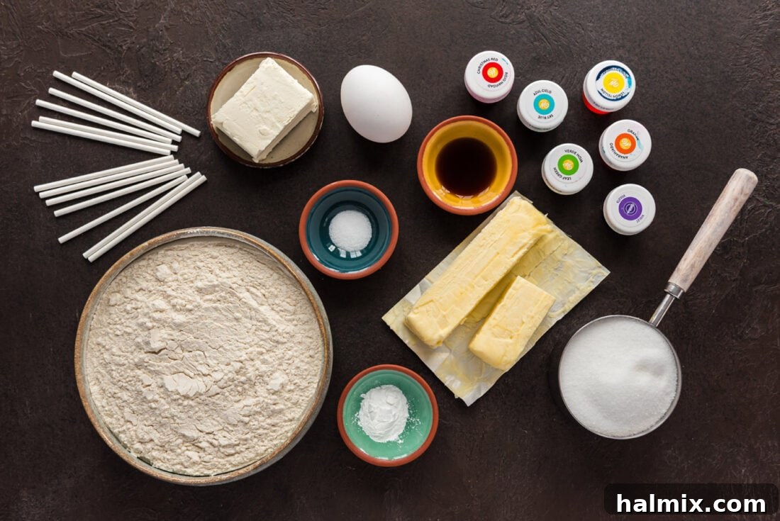 Ingredients for St. Patrick’s Day Cookies