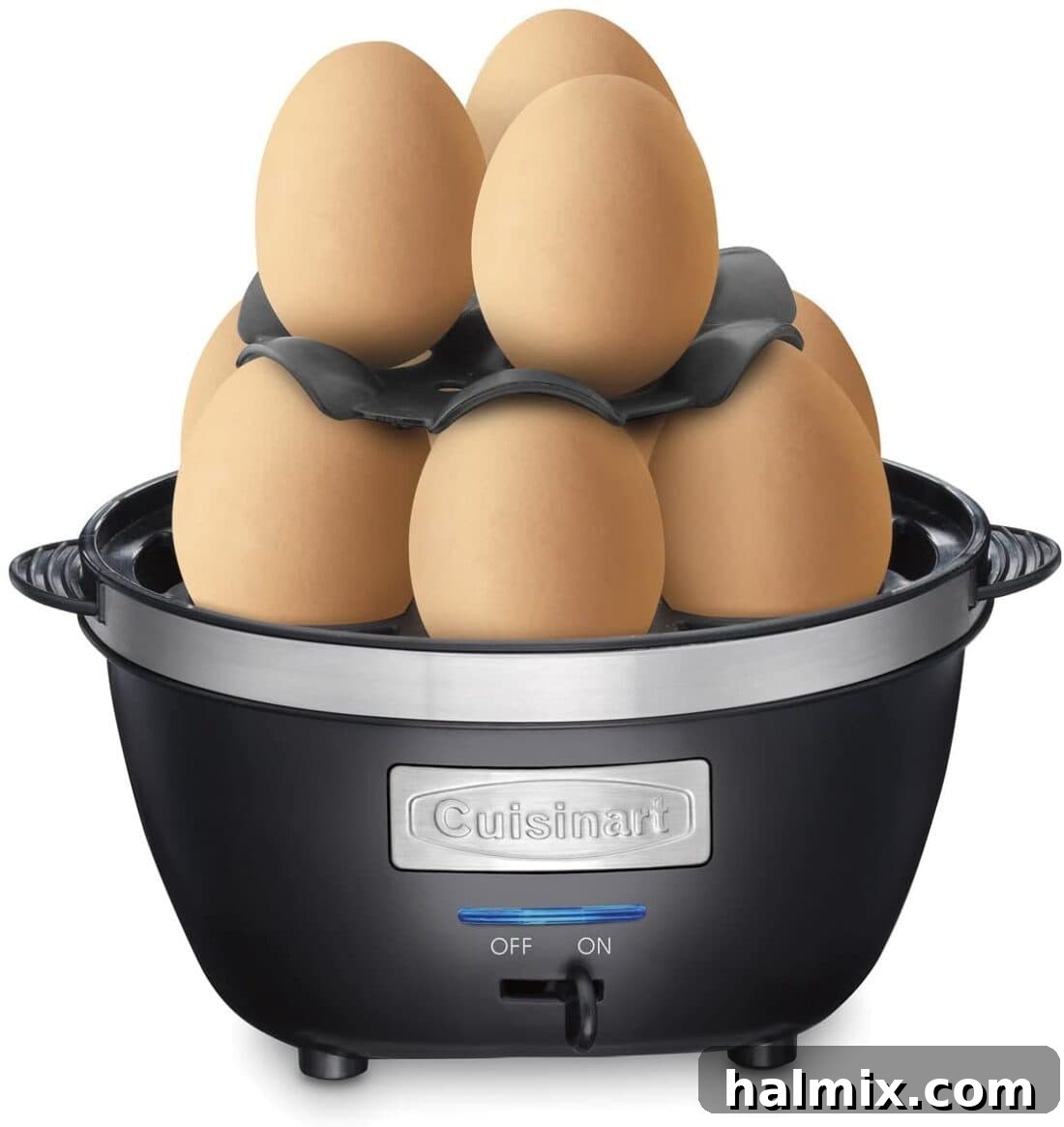 21 Clever Kitchen Gadgets You'll Use Constantly 19 Eggs cooking in a Cuisinart Egg Cooker, showing the convenience and perfect results for boiled and poached eggs.