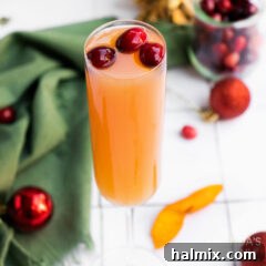 cranberry mimosa