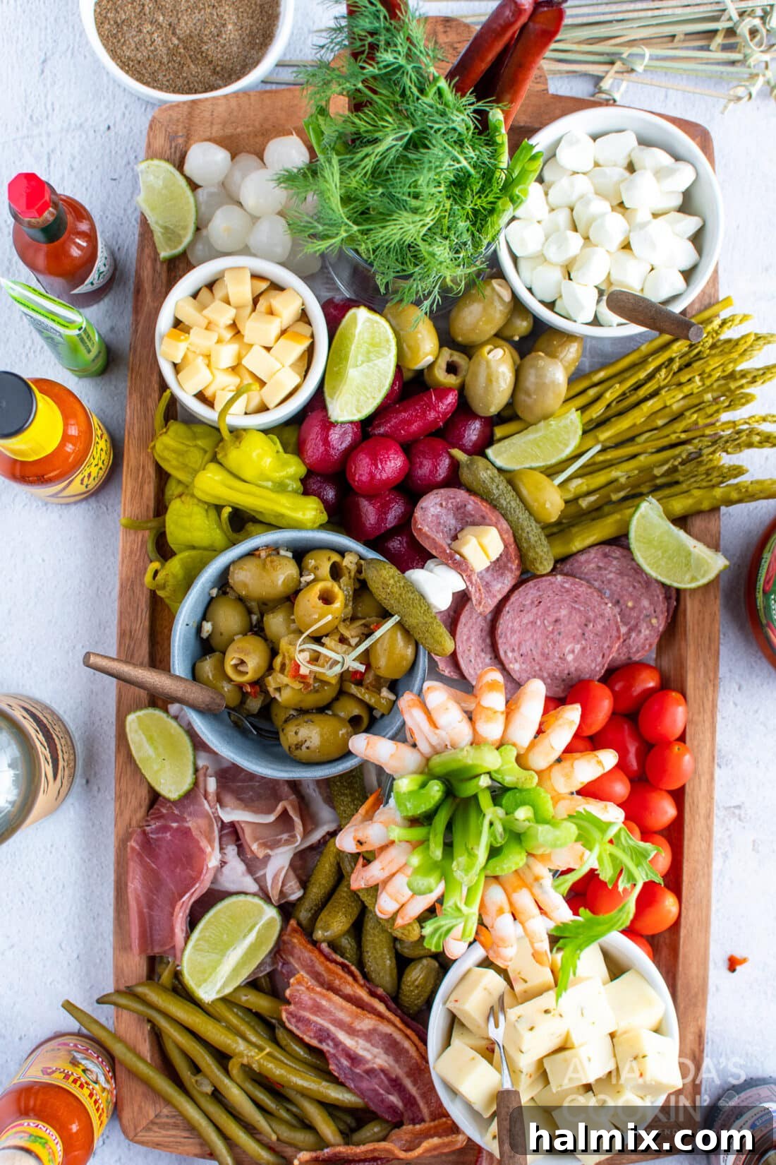 Bloody Mary Inspired Charcuterie Spread 2 Bloody Mary Charcuterie Board