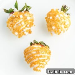 decorated strawberries
