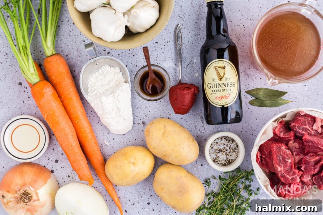 ingredients for irish stew