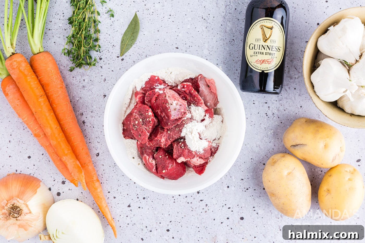 combine meat and seasonings in bowl