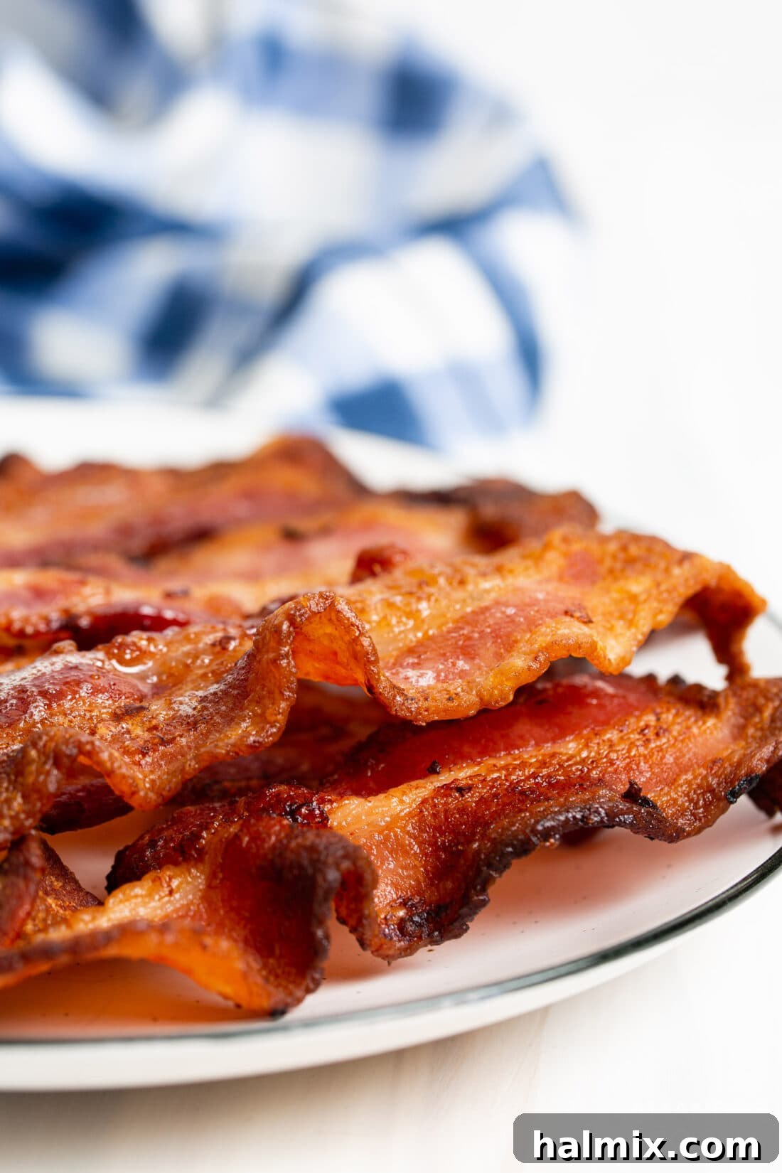 bacon on a plate