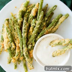 Crispy Air Fryer Green Bean Fries