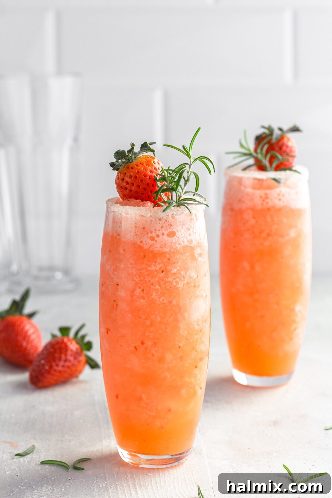 Frozen Strawberry Salty Dog Cocktails