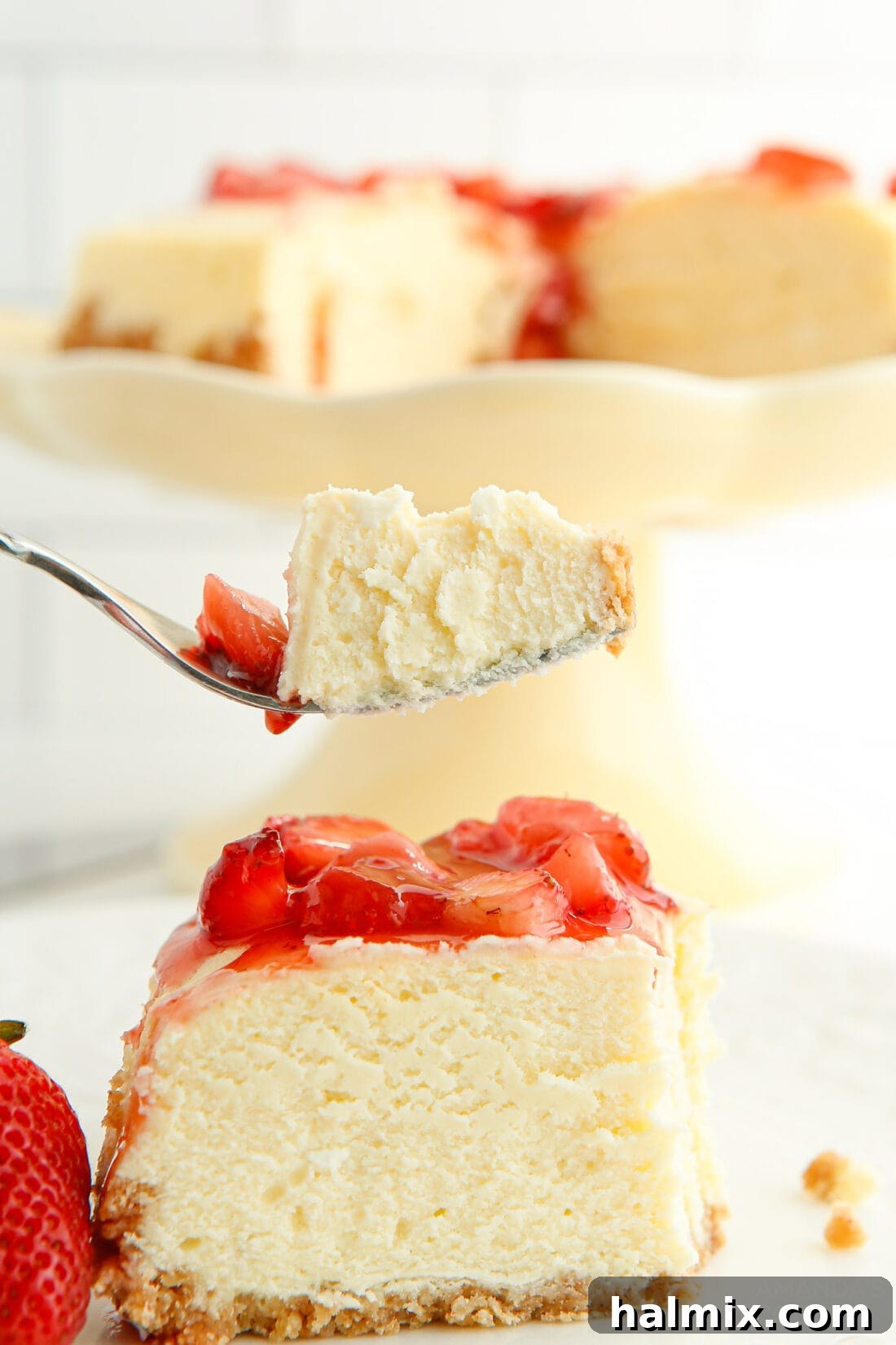 fork of Instant Pot Strawberry Cheesecake