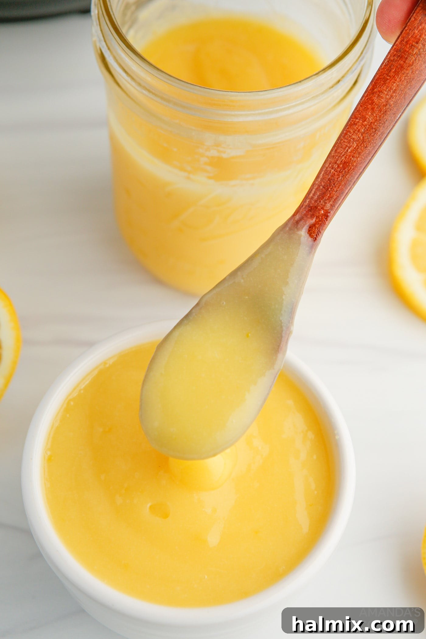 spoonful of lemon curd
