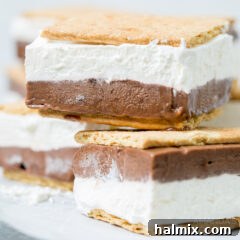 Frozen S'mores Recipe Card Image