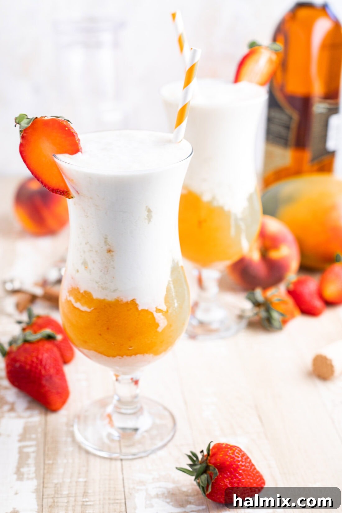 Island Rum Freeze 3 Tropical Rum Slush, vibrant and inviting