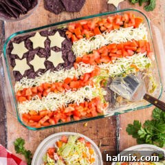 Taco Salad Flag recipe image