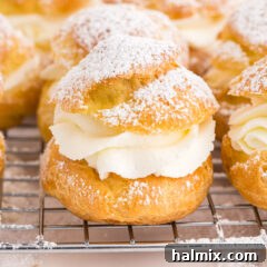 close up of Cream Puff