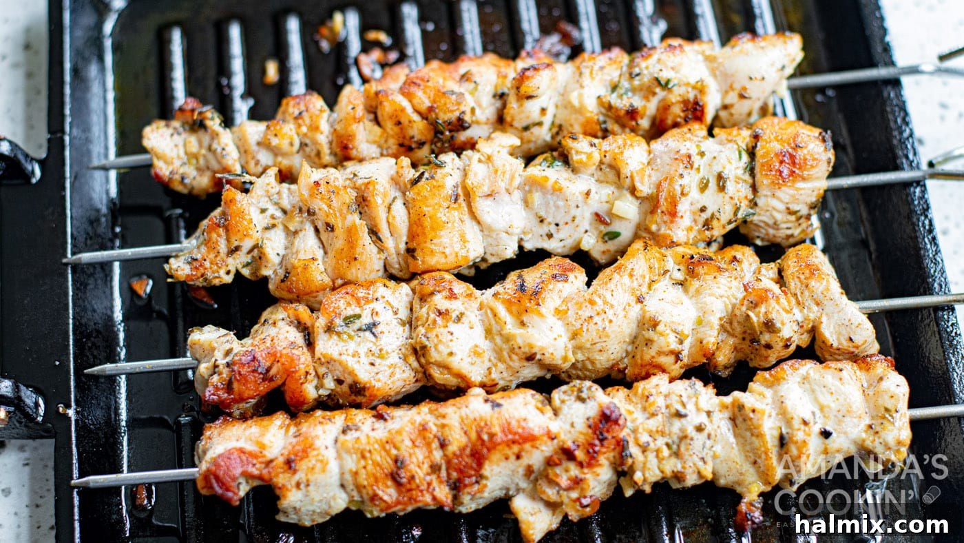Zesty Mediterranean Chicken Skewers 8 Greek Chicken Kabobs