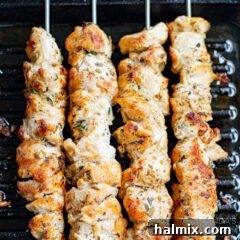 Zesty Mediterranean Chicken Skewers 10 Greek Chicken Kabobs on grill