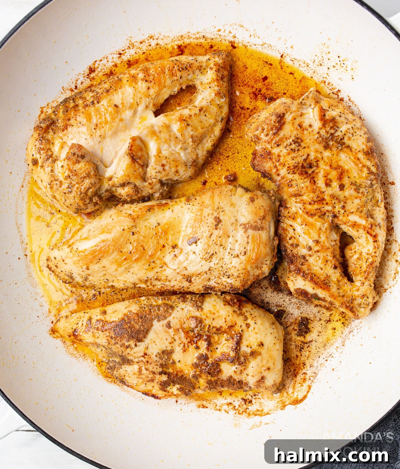 seasoned chicken in a bowl